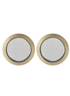 Thoraya 2Pcs Sound Hole Inserts for Dobro Resonator Screen Box Resonant Guitar Insert Speaker Grill  - Image 1