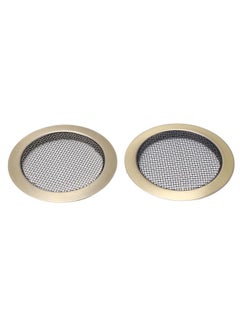 Thoraya 2Pcs Sound Hole Inserts for Dobro Resonator Screen Box Resonant Guitar Insert Speaker Grill  - Image 2