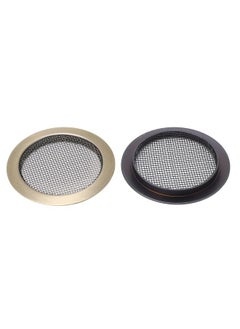 Thoraya 2Pcs Sound Hole Inserts for Dobro Resonator Screen Box Resonant Guitar Insert Speaker Grill  - Image 3