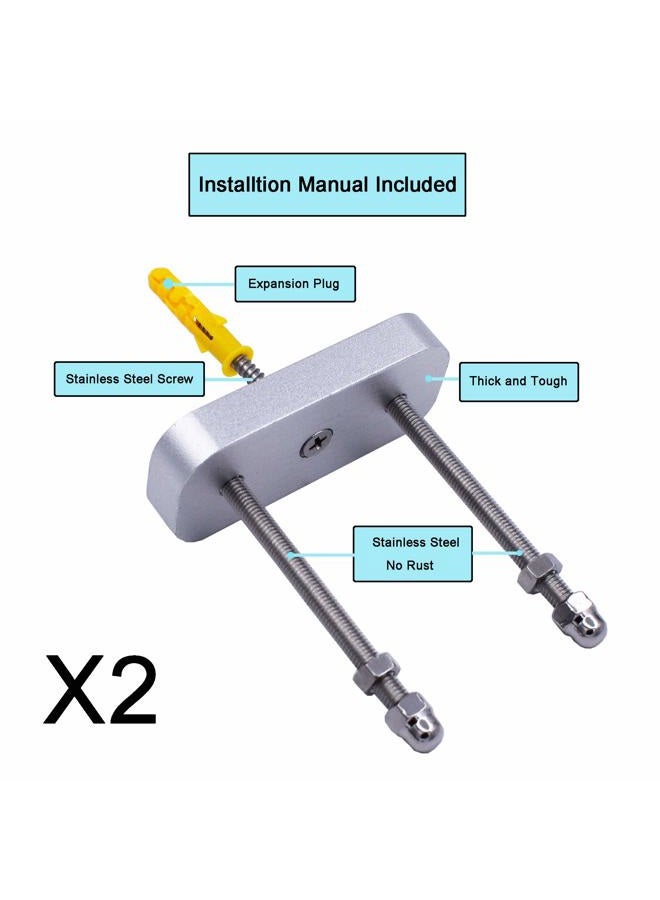 YYST Skateboard Floating Deck Display Skateboard Floating Wall Mount Long Board Wall Hanger- Patent Pending - Type A (2) - Image 2