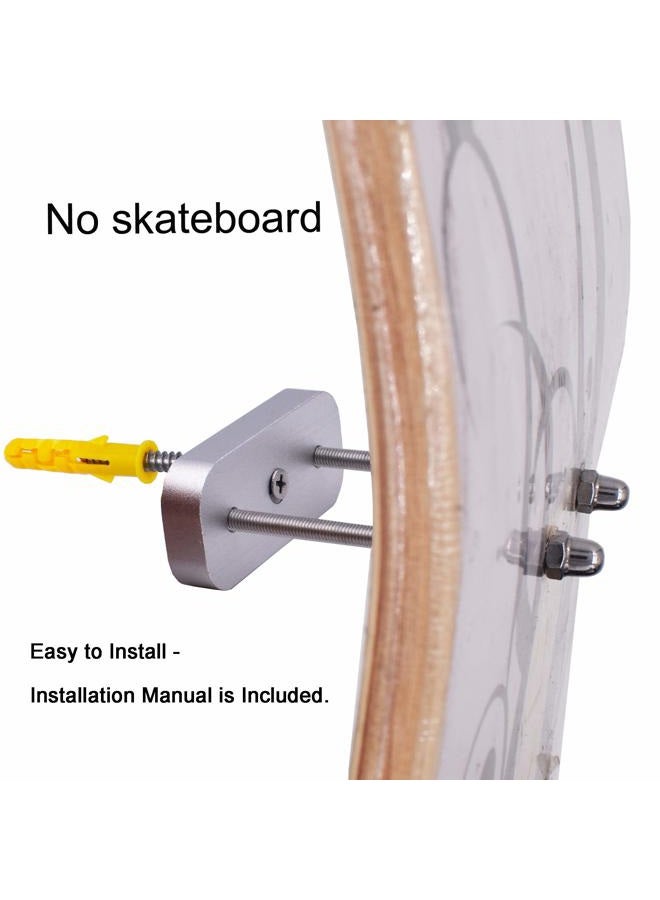YYST Skateboard Floating Deck Display Skateboard Floating Wall Mount Long Board Wall Hanger- Patent Pending - Type A (2) - Image 3