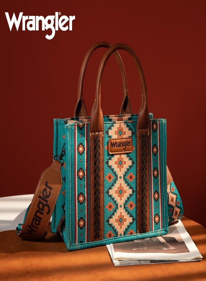 Wrangler Turquoise Aztec Small Handbag - Image 2