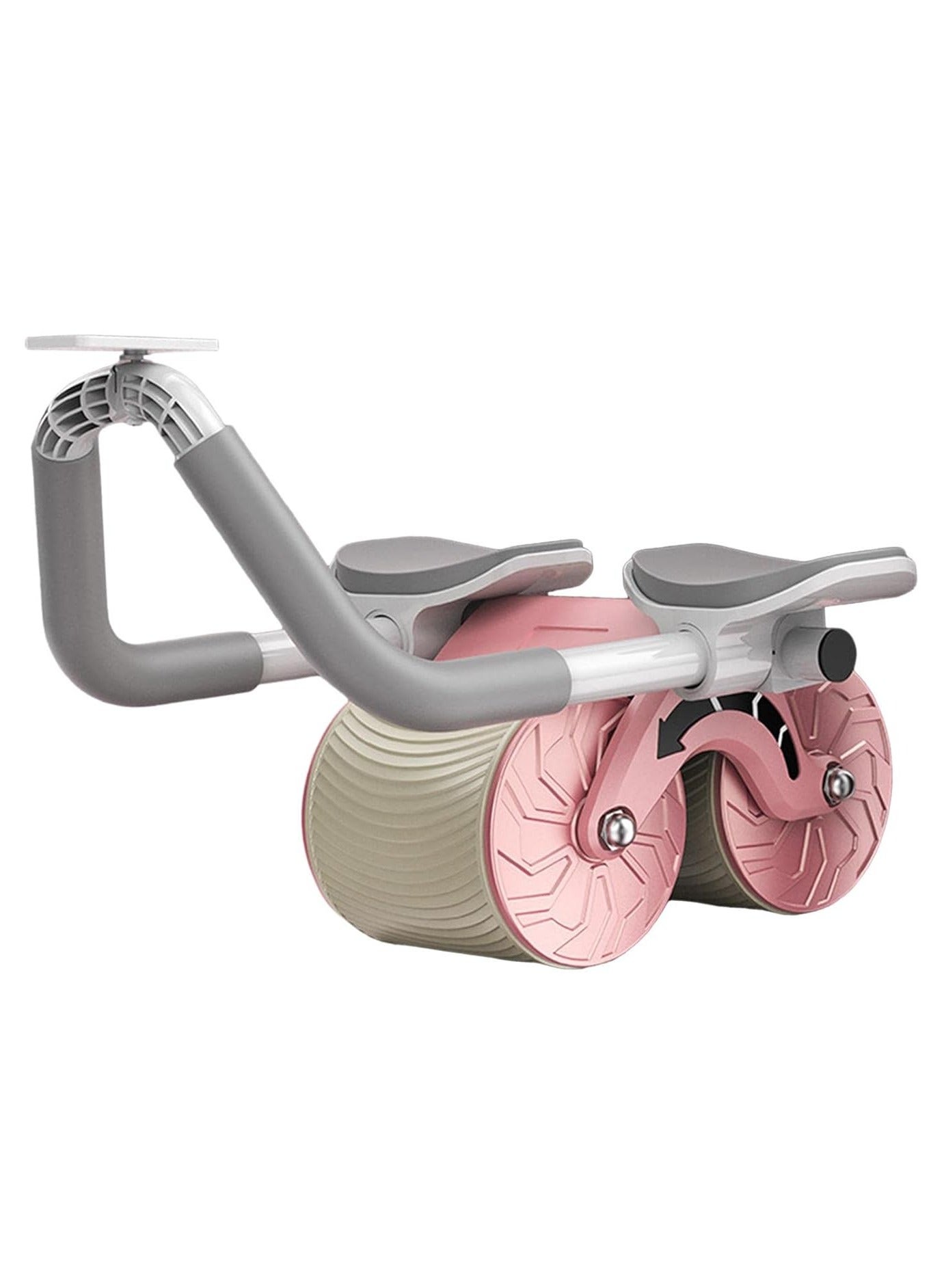 Elbow Support Automatic Rebound Abdominal Wheel,Ab Roller for Abdominal Exercise Machine,Abs Workout Equipment,Dolly Core Strengthening Trainer Fitness Belly Training