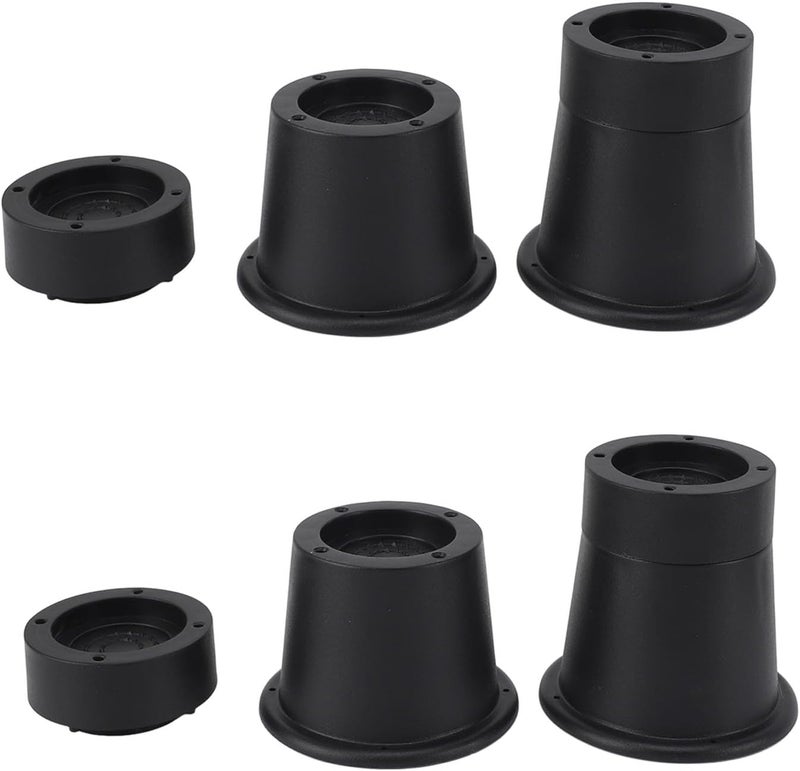 Heavy Duty Bed Risers, Furniture Risers for Bed Sofa Table Couch Chair Desk, Rubber Bed Raisers with Non Slip Base for College Dorm and Home Use, 8 or 20 Pack (Type 1) - Image 3