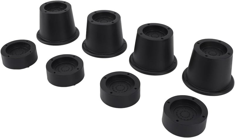 Heavy Duty Bed Risers, Furniture Risers for Bed Sofa Table Couch Chair Desk, Rubber Bed Raisers with Non Slip Base for College Dorm and Home Use, 8 or 20 Pack (Type 1) - Image 4