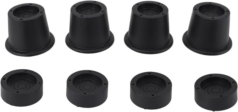 Heavy Duty Bed Risers, Furniture Risers for Bed Sofa Table Couch Chair Desk, Rubber Bed Raisers with Non Slip Base for College Dorm and Home Use, 8 or 20 Pack (Type 1) - Image 1