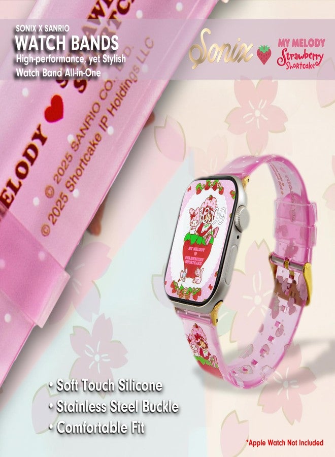 Sonix x Sanrio Jelly Apple Watch Band | Compatible with Apple Watch 41mm / 40mm / 38mm | My Melody x Strawberry Shortcake - Image 4
