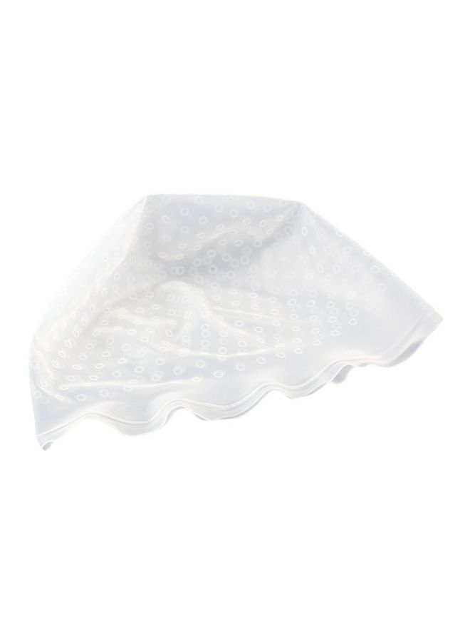 NIBEMINENT Professional Reusable Hair Colouring Cap White 31x22cm - Image 1