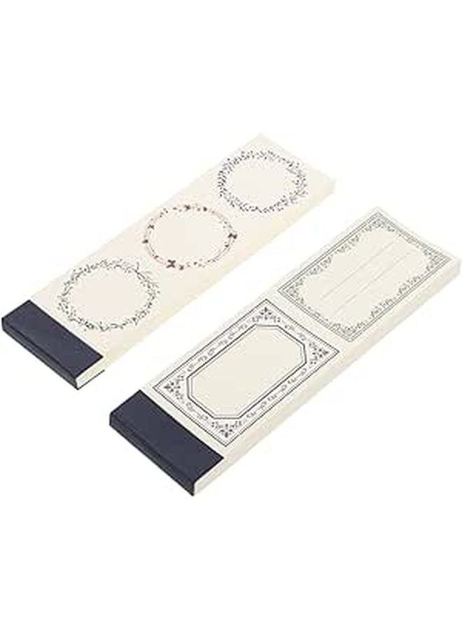 Mini Portable Note Pads 2 Pack Memo Notebooks for Students Teachers Professionals - Image 1