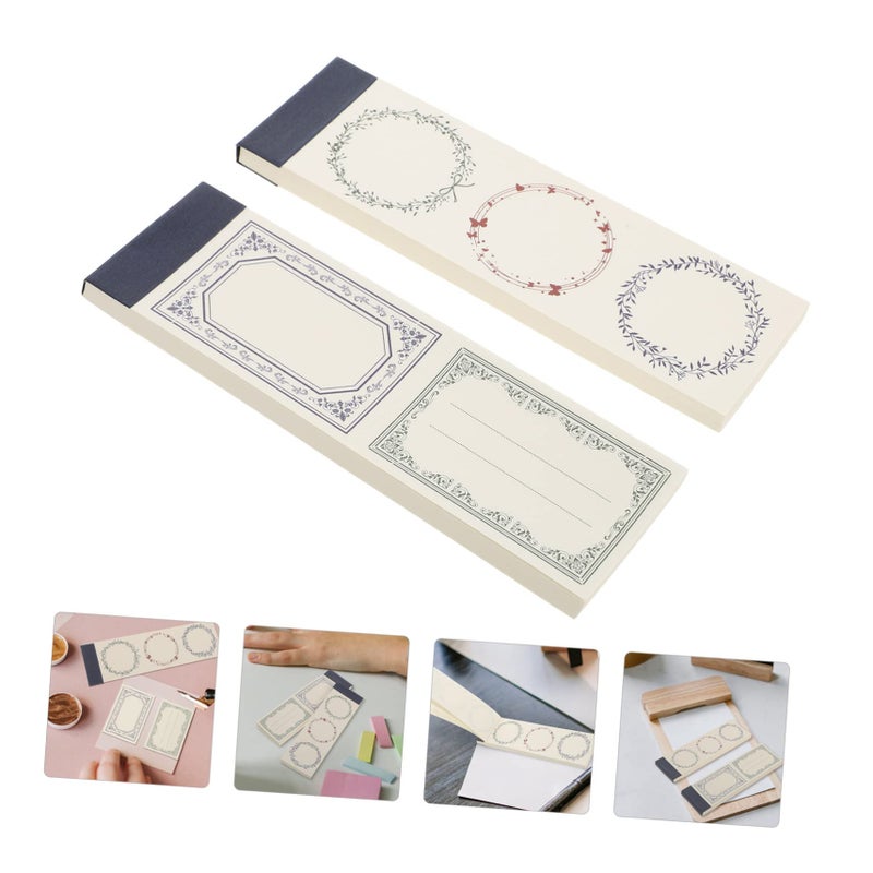 Mini Portable Note Pads 2 Pack Memo Notebooks for Students Teachers Professionals - Image 3