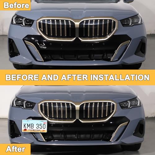 Sekhyna Front Bumper Tow Hook License Plate Mount Bracket Compatible with BMW 5 Series i5 G60 G68 2024No Drill Tow Front Bumper Tow Hole Hook License Plate Mount Holder Adapter Relocation Kit Accessories - Image 3