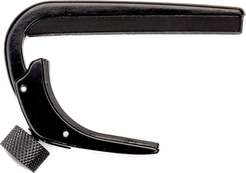 د'اداريو مشبك جيتار Planet Waves PW-CP-04 من للجيتار الصوتي والكهربائي - مشبك احترافي - شد قابل للتعديل - إكسسوارات جيتار - يعمل مع جيتار 6 أوتار و12 وترًا - جيتار كلاسيكي - أسود - Image 1