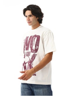 WHITE RABBIT "Work Harder" Printed T-shirt  - Image 2