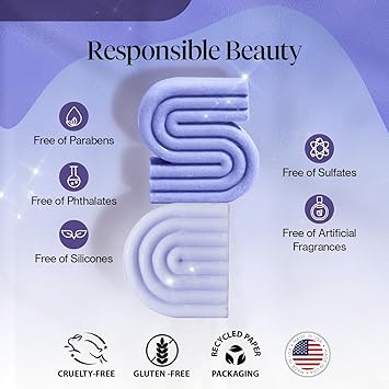 Kitsch بار الشامبو الأرجواني من كيتش للشعر الرمادي المعالج بالألوان مصنوع في الولايات المتحدة - Image 5