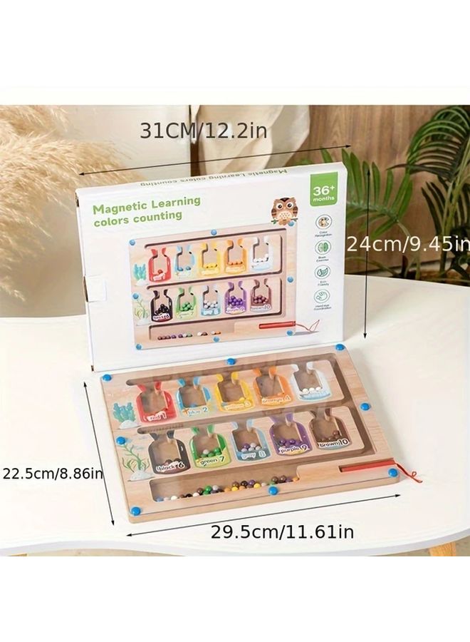 Educational Train Bead Maze Toy for Toddlers STEM Learning Fine Motor Skills Gift - Image 2