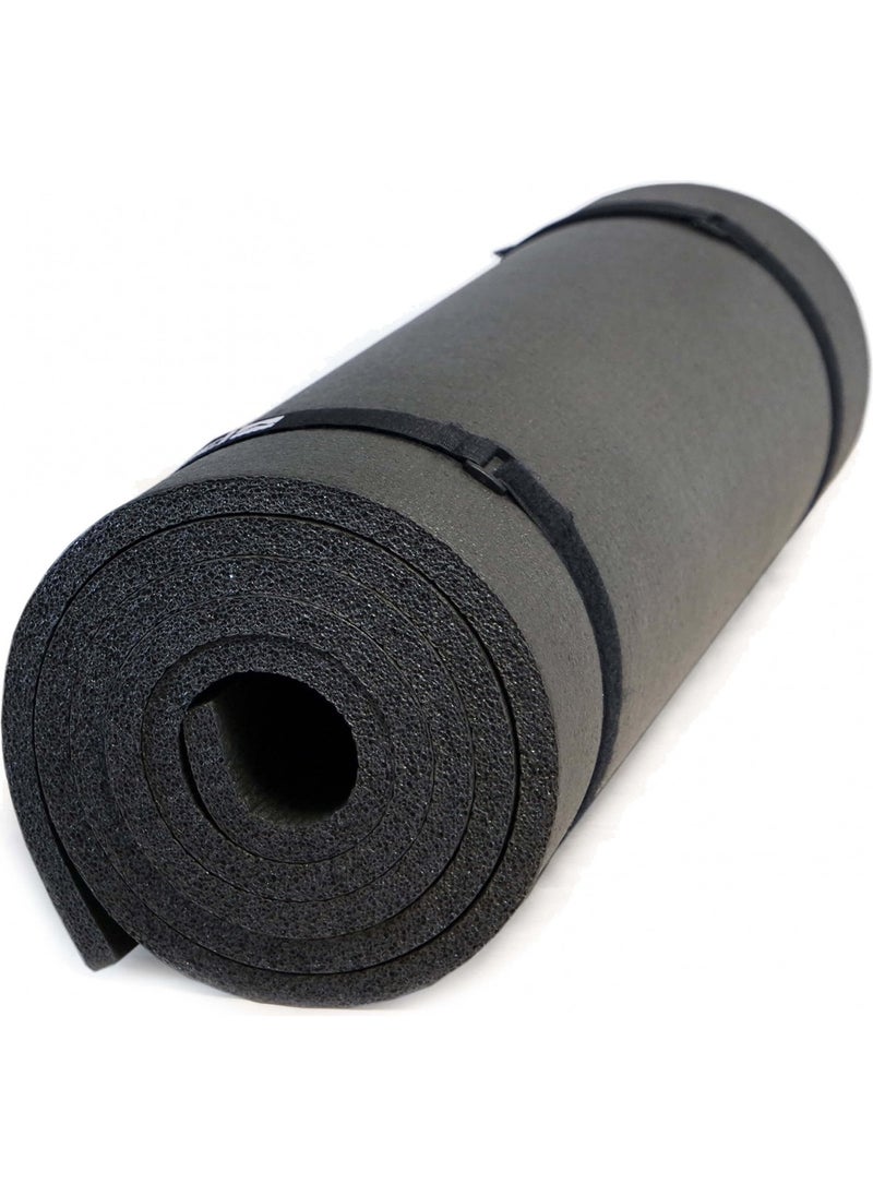 Markafox 10MM Yoga Mat with Lightweight Carrying Strap - Waterproof Camping and Pilates Mat 180X60  - Image 1