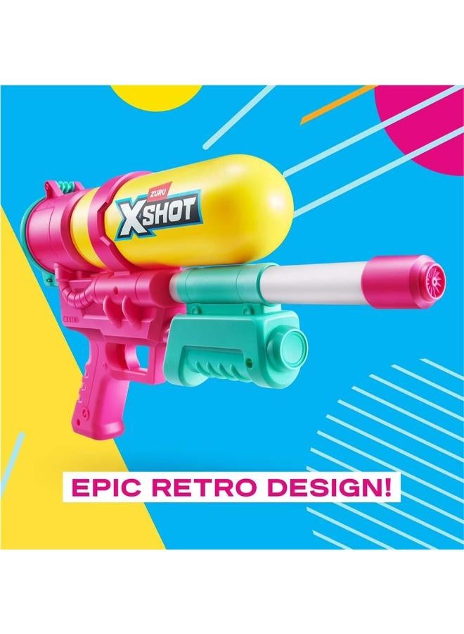 ZURU-XSHOT WATER-ZURU XSHOT Retro Fast-Fill REMPLISSAGE RAPIDE - Pink - Image 3