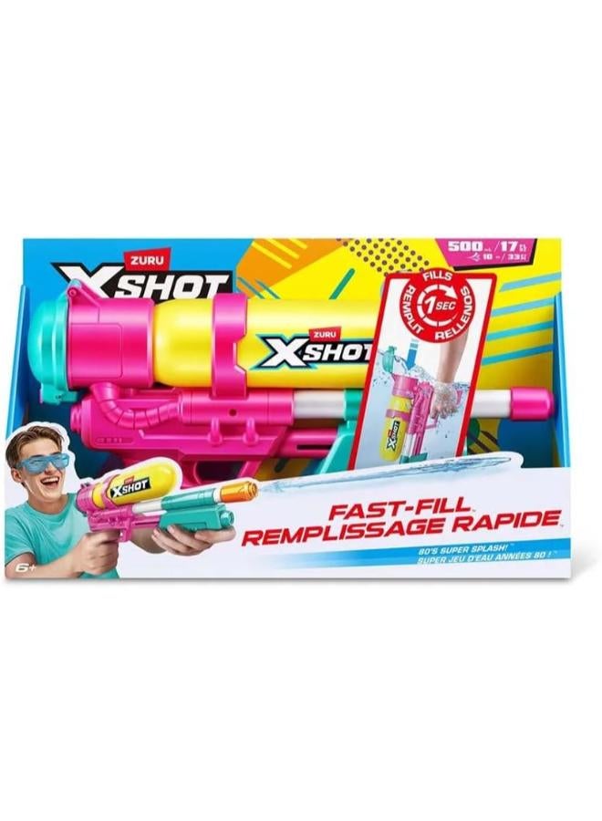 ZURU-XSHOT WATER-ZURU XSHOT Retro Fast-Fill REMPLISSAGE RAPIDE - Pink - Image 2