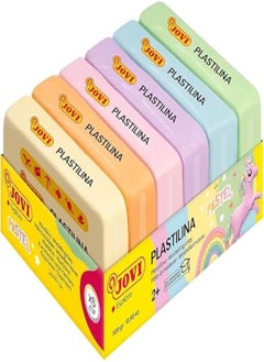 JOVI Jovi 7007P Plastilina Modelling Clay Block 50 g, Pastel Pink 