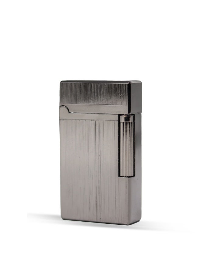Honest Sleek Metal Jet Lighter, Windproof Single Flame, Refillable Lighter, Side Open Design, Outdoor Use, Gift Box (Without Gas) - Image 1