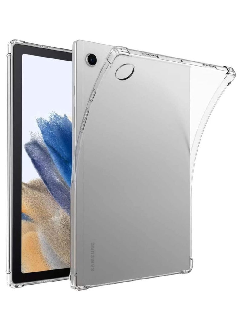 جراب شفاف لجهاز Samsung Galaxy Tab A8 مقاس 10.5 بوصة 2022 (-X200/X205/X207)، جراب واقٍ من السيليكون المقاوم للصدمات/ غطاء خلفي رفيع - Image 1