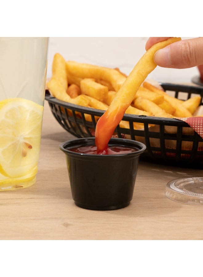 Restaurantware أكواب صلصة RW بوزن 2.5 أونصة، 2000 كوب توابل آمن للاستخدام في الميكروويف - مقاوم للكسر، أكواب بلاستيكية قابلة للتخلص، للاستخدام في العينات، الصلصات، أو الإضافات، الأغطية تباع بشكل منفصل - Image 5