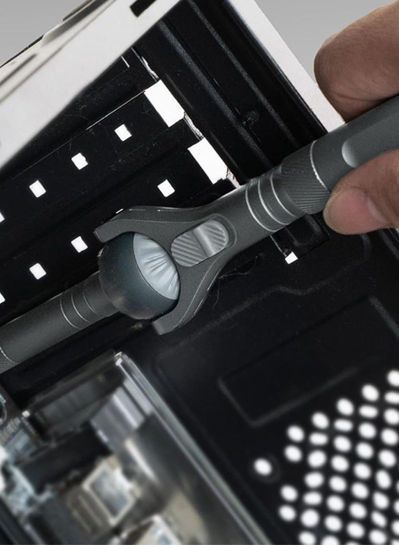 GGOOT Ratchet Kit - Magnetic Screwdriver Set with Detachable Ratchet Handle | Complete Tool Socket Set with Case | Multifunctional Kit with Comfortable Handle for Automotive Repair Hardware Mechanics - Image 4