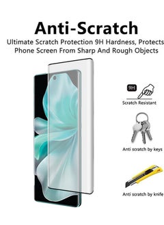 X-level Vivo V30 5G Screen Protector, 9H Tempered Glass Screen Protector for Vivo V30 5G, Case Friendly, Easy Installation,Anti-Scratch Film  - Image 3