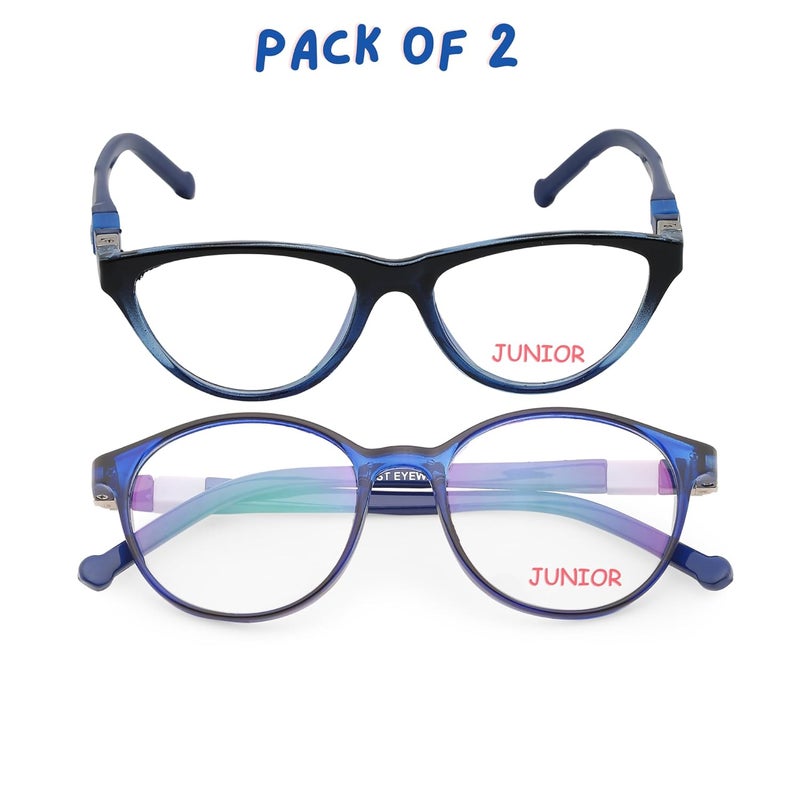 Vast Junior For Kids Age 6-10 yrs Eyeglasses For Eye Protection | Round - Image 2