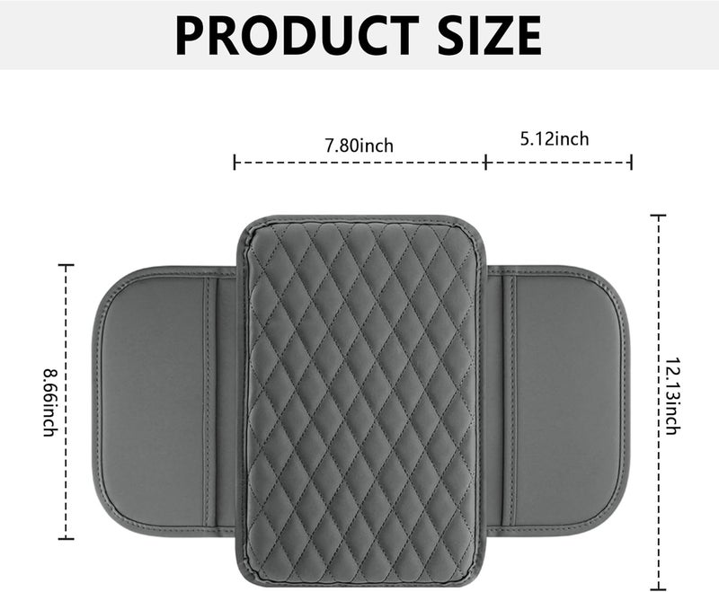 Stacool Microfiber Leather Armrest Cover with Storage - Image 2