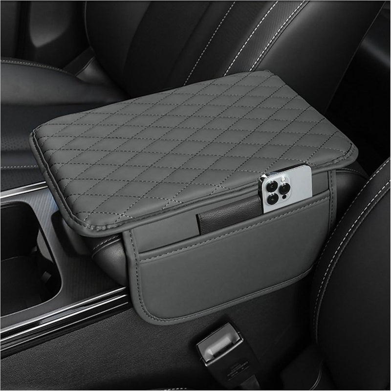 Stacool Microfiber Leather Armrest Cover with Storage - Image 1