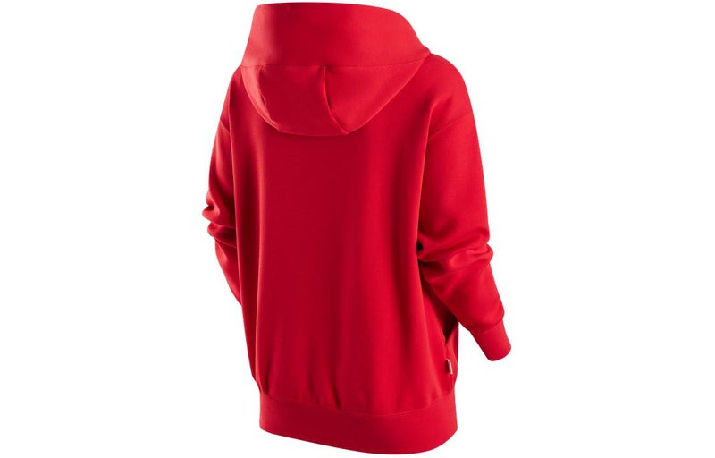 Nike (WMNS) Nike Sportswear CNY Fleece Hoodie 'Red' - Image 4