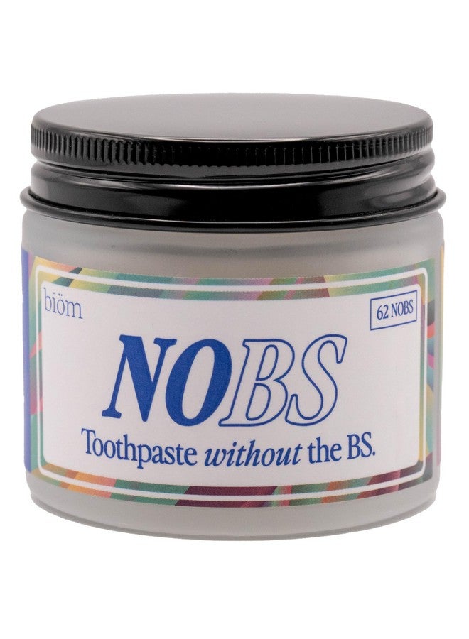 Biöm NOBS (No Bad Stuff) Toothpaste Tablets - Nano Hydroxyapatite, Fluoride & Plastic Free, Eco & Travel Friendly - Remineralize with NHA (1 Month) - Image 1