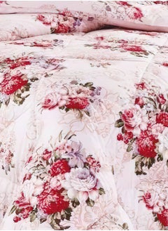 Moon 4 Pieces Single Size 160x210Cm Comforter Set Medium Filling Bedding Set for All Season Includes 1Comforter 1Bedsheet 1Pillow Shams and 1Cushion cases  - Image 5