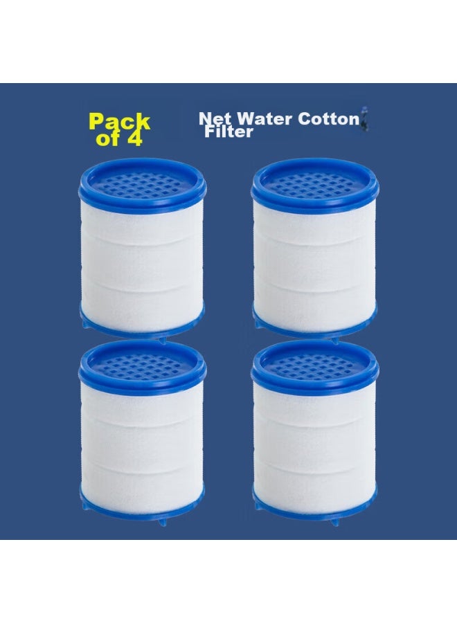 MAX COOK Maxcook Water Filter Cartridge, Pp Cotton Filter Element, Universal Faucet Filter Connector, 4-pack Mcpj6647  - Image 2