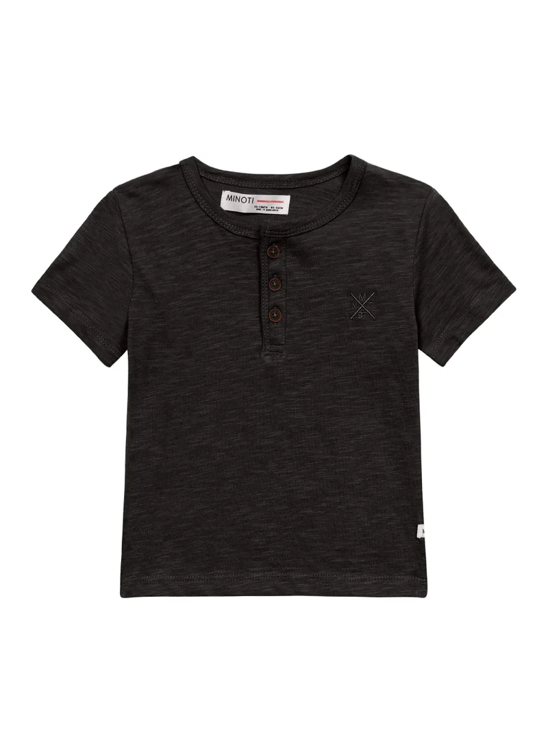 مينوتي Teen Boys Classic T-Shirt With Buttons
