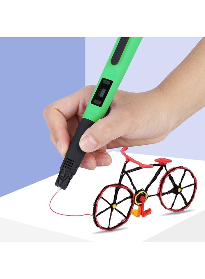 3D Printing Drawing Pen Modeling Filament ABS&PLA Printer Tool Set   Green