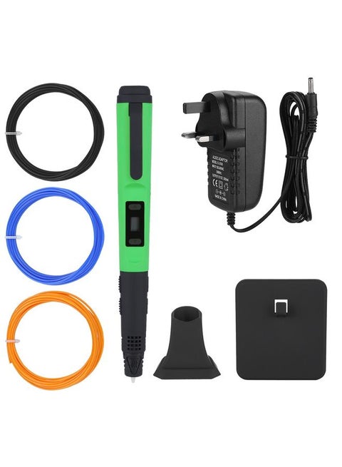 3D Printing Drawing Pen Modeling Filament ABS&PLA Printer Tool Set   Green
