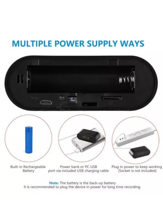 Security Camera with Clock, HD Indoor WiFi Camera with Night Vision and Motion Detection, Nanny Camera for Home Office, and more.