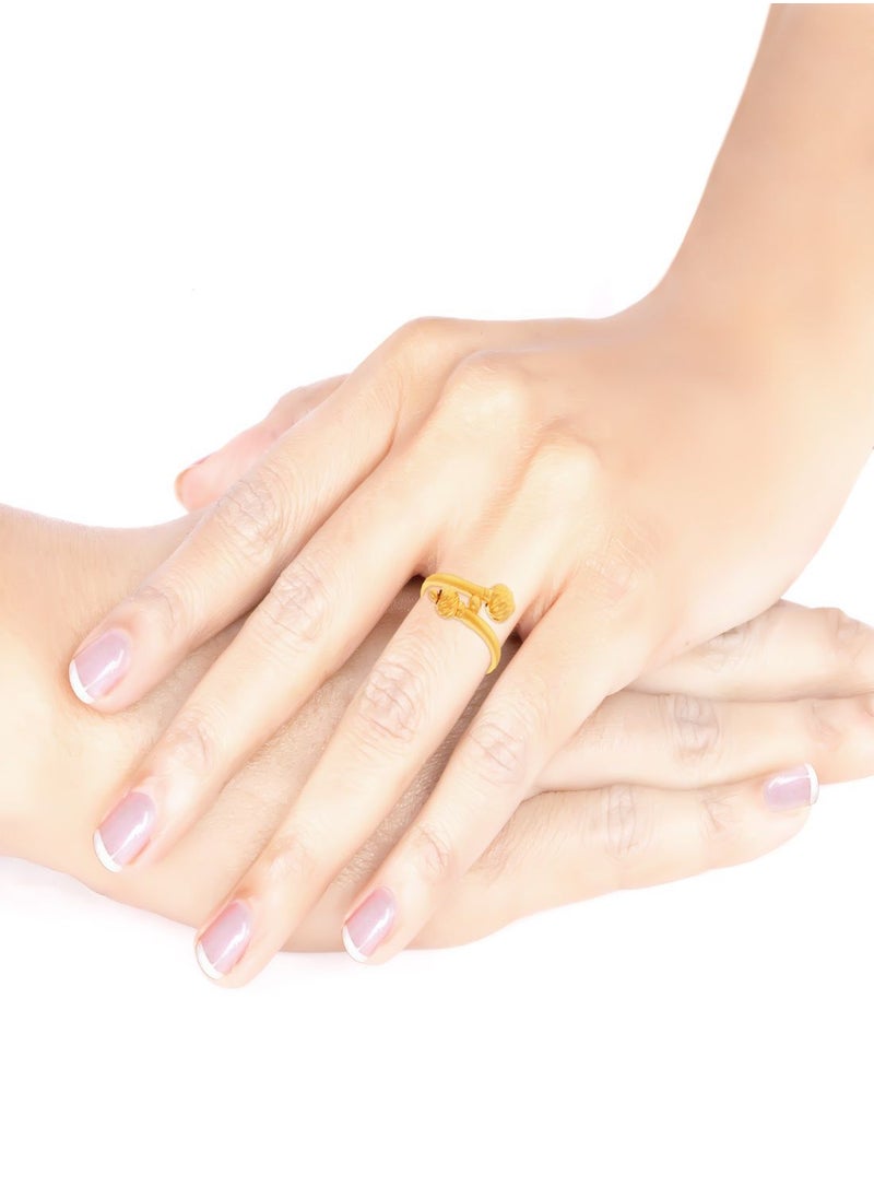 Malabar Gold and Diamonds - 22 Carat 916 Purity Yellow Gold Ring RG0716844Y16 For Women - Image 1