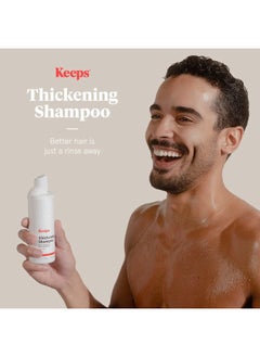 Keeps Hair Regrowth Treatment Mens Shampoo for Fuller, Thicker Looking Hair, 8 oz - Thinning and Hair Growth Shampoo for Men - DHT Blocker - Infused with Biotin, Caffeine, & Saw Palmetto  - Image 3