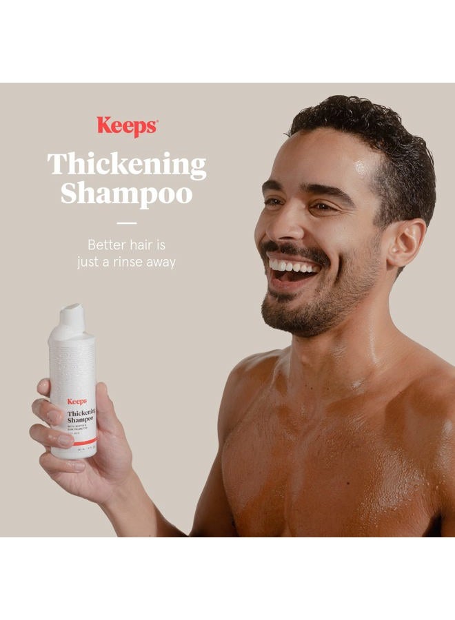 Keeps Hair Regrowth Treatment Mens Shampoo for Fuller, Thicker Looking Hair, 8 oz - Thinning and Hair Growth Shampoo for Men - DHT Blocker - Infused with Biotin, Caffeine, & Saw Palmetto - Image 3