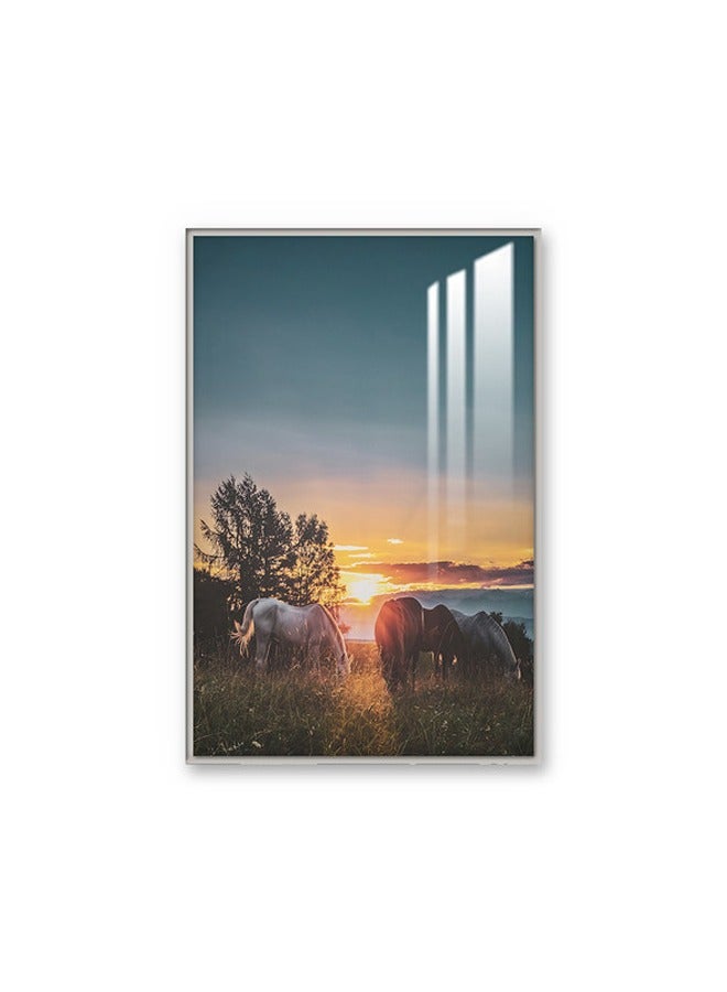 Marktna Decorative Wall Art Painting 120X80Cm With An Abstract Design Black Frame And A Transparent Acrylic Layer 0.5Kg - Image 2