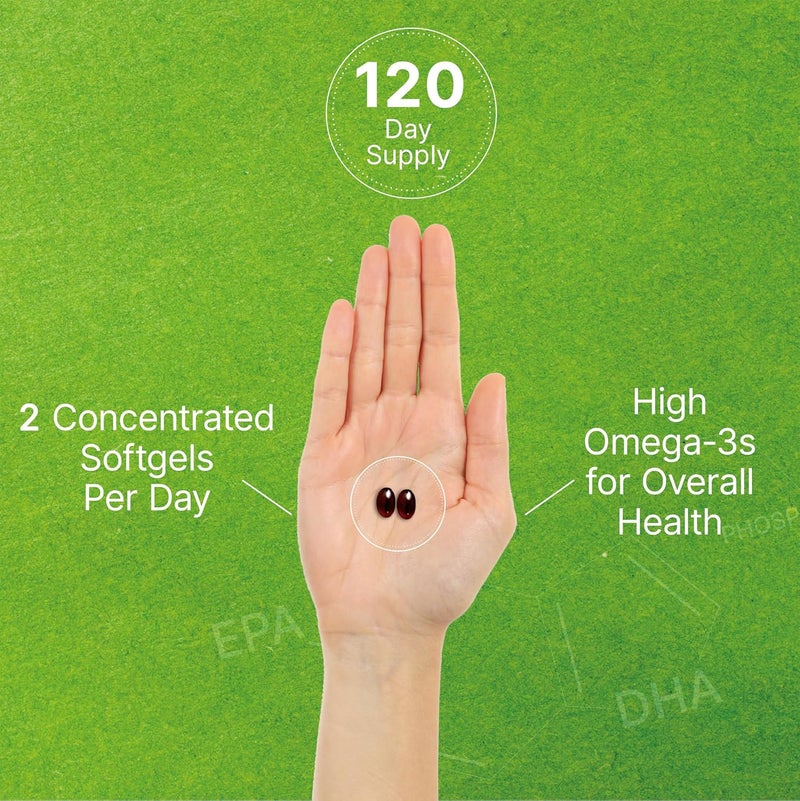 DEAL SUPPLEMENT مكمل ديال زيت كريل من القارة القطبية الجنوبية 1000 ملغ لكل حصة 240 كبسولة لينة خالية من الزئبق بدون طعم سمكي غنية بأوميغا 3 EPA DHA أستازانتين فوسفوليبيد غير معدلة وراثيًا خالية من الجلوتين - Image 5