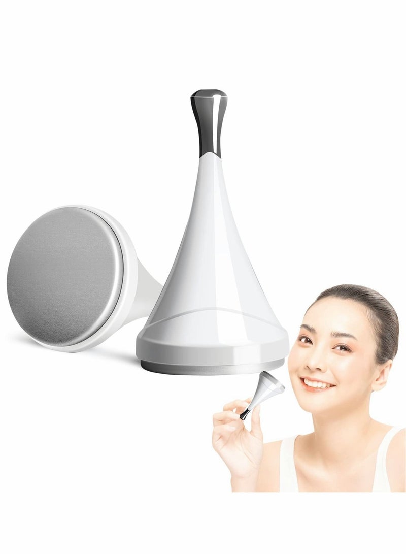 Excefore Facial Rollers Set, 2 Pcs Facial Ice Globes, Reusable Stainless Steel Ice Roller, Face Skin Care Tools for Cold Skin, Shrink Pores, Reduce Swelling and Anti-Ageing  - Image 1