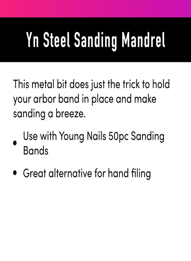 Young Nails Yn Steel Sanding Mandrel - Image 2