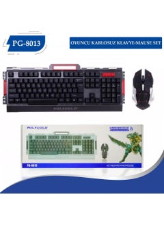PolyGold PG-8013 Wireless Gaming Illuminated Keyboard + Mouse Set  - Image 3