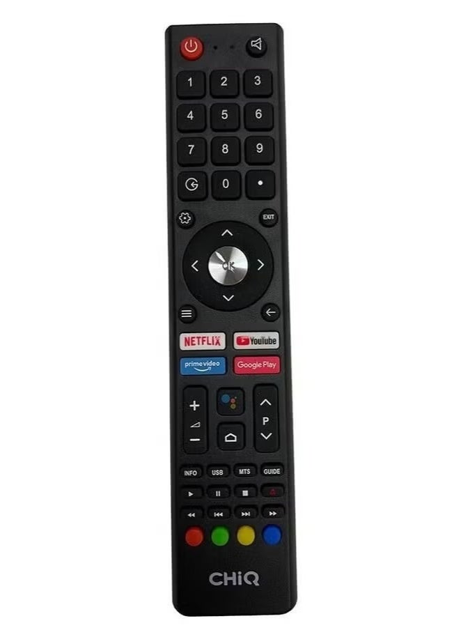 CHiQ Replacement Voice Remote Control for CHiQ LCD & LED Smart TVs – Universal Compatible, Easy Setup - Image 1