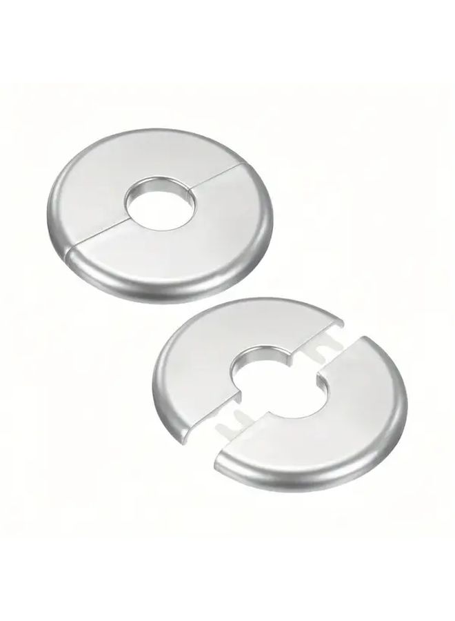 Black ABS Self Adhesive Wall Split Flange Escutcheon Plates For 22mm 0 8in Faucets - Image 2