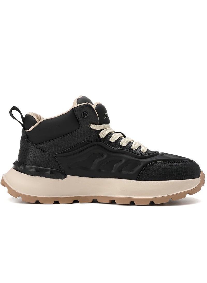 Sky View SKY VIEW Men Fashion Casual Shoes Double Tongue Design Hiking Sneakers Non-Slip Trekking Walking Shoes Running Shoes for Men with Arch Support  - Image 2